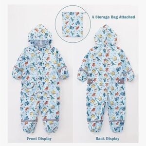 Kids Rain Suit Waterproof Rain Jacket
